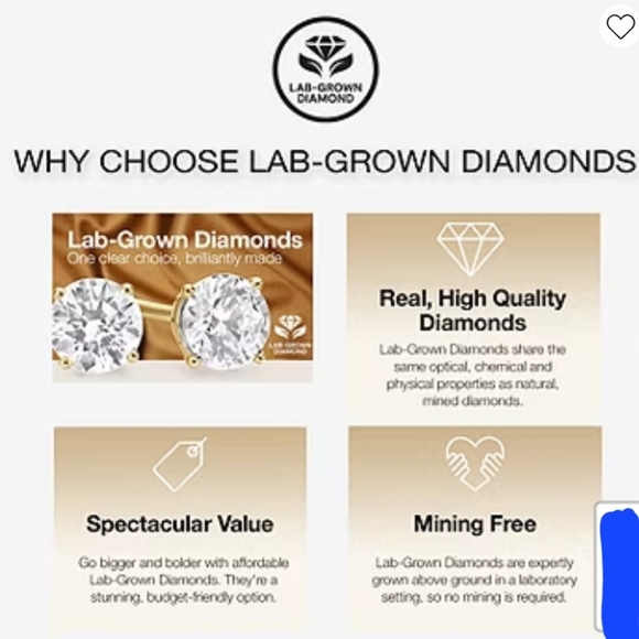 Woman's Lab Grown Diamond Three Stone Pendant Necklace In Sterling Silver - Picture 3 of 4